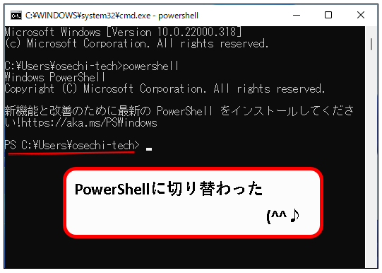 「【windows11】PowerShellを起動する方法」説明用画像37