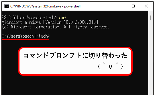 「【windows11】PowerShellを起動する方法」説明用画像39